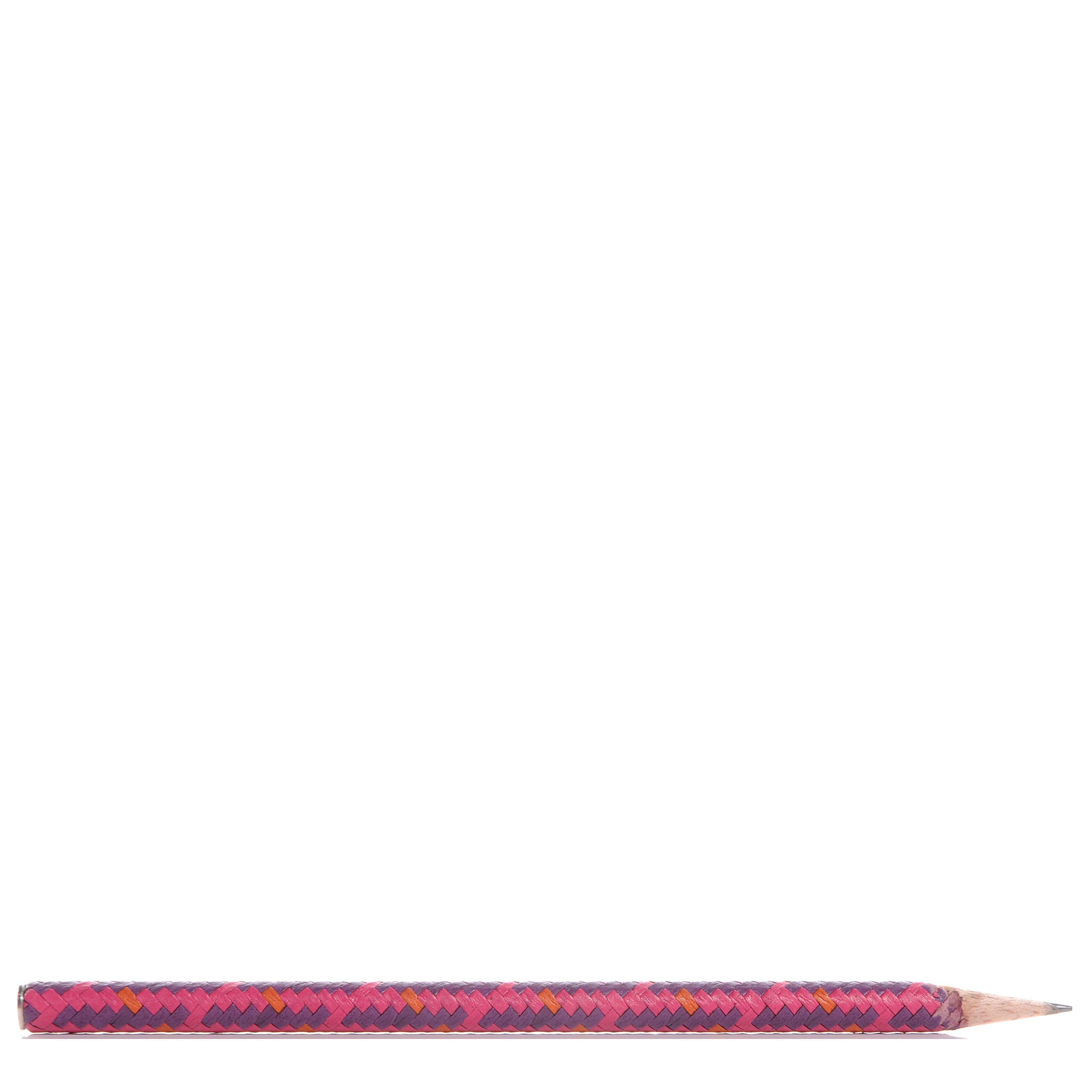 Hermes Madras Goatskin Arlequin Pencil Violet Shocking Pink Orange 1 of 5