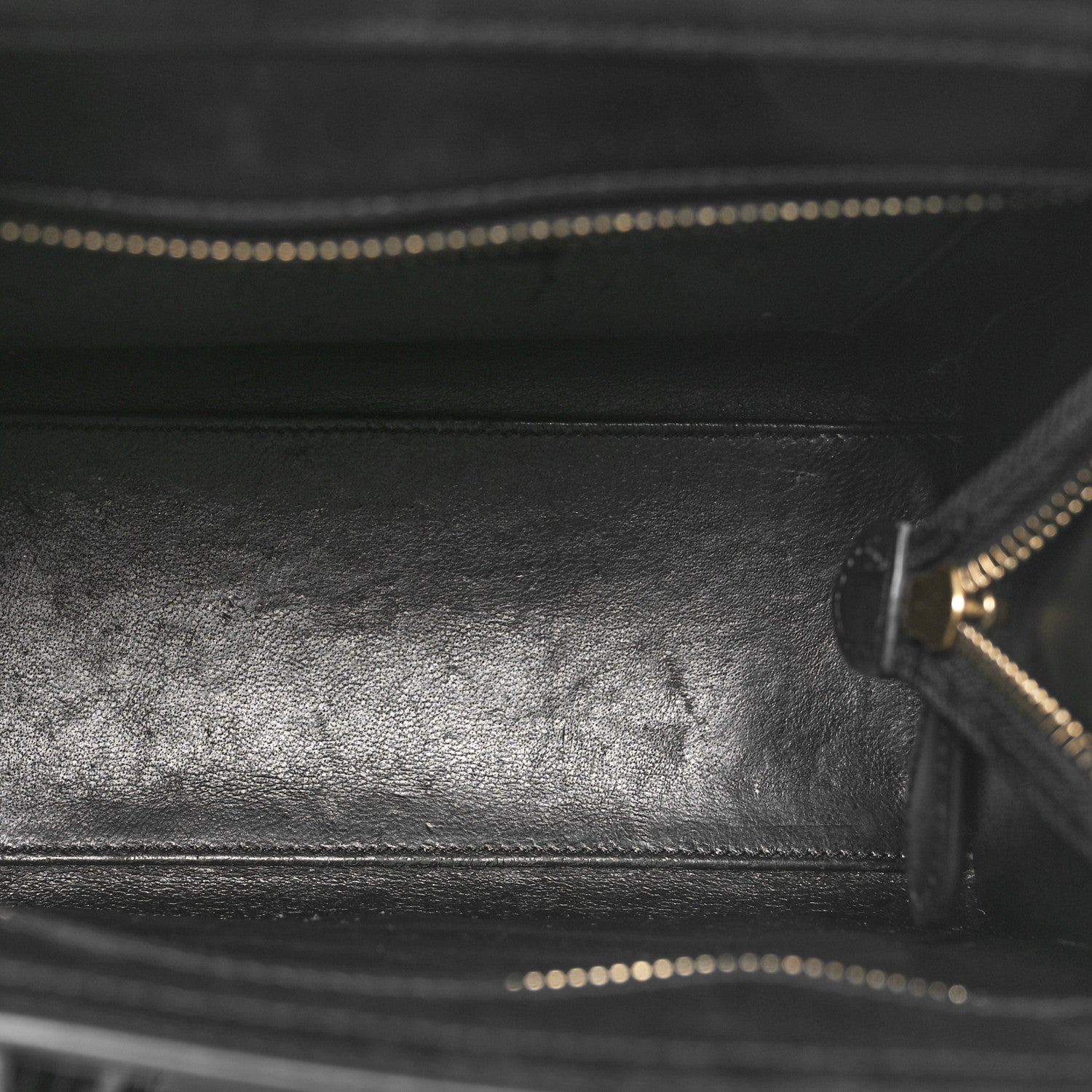 Celine Smooth Calfskin Nano Luggage Black 5 of 10