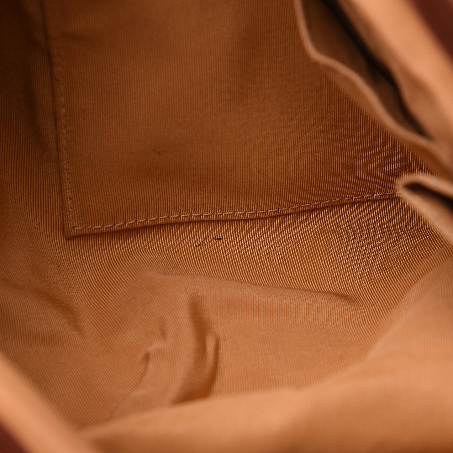 Washed Lambskin Quilted Large Chain Around Messenger Brown