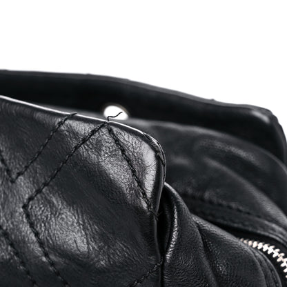 Chanel Calfskin Large Diamond Stitch Tote Black 20 of 25