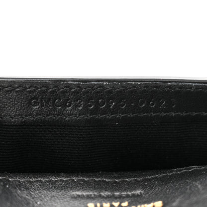 Saint Laurent Crocodile Embossed Monogram Phone Holder Crossbody Black 7 of 11