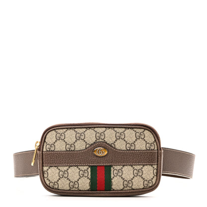 Gucci GG Supreme Monogram Ophidia Belted iPhone Case 85 34 Dark Brown 1 of 12