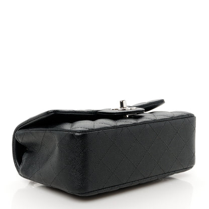 Chanel Caviar Quilted Mini Rectangular Flap Black 4 of 11