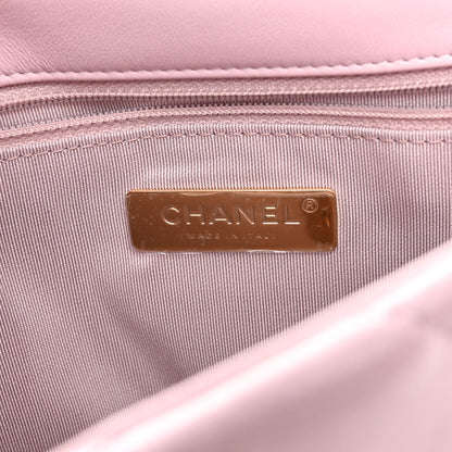 Chanel Lambskin Quilted Medium Chanel 19 Flap Light Pink 6 of 10