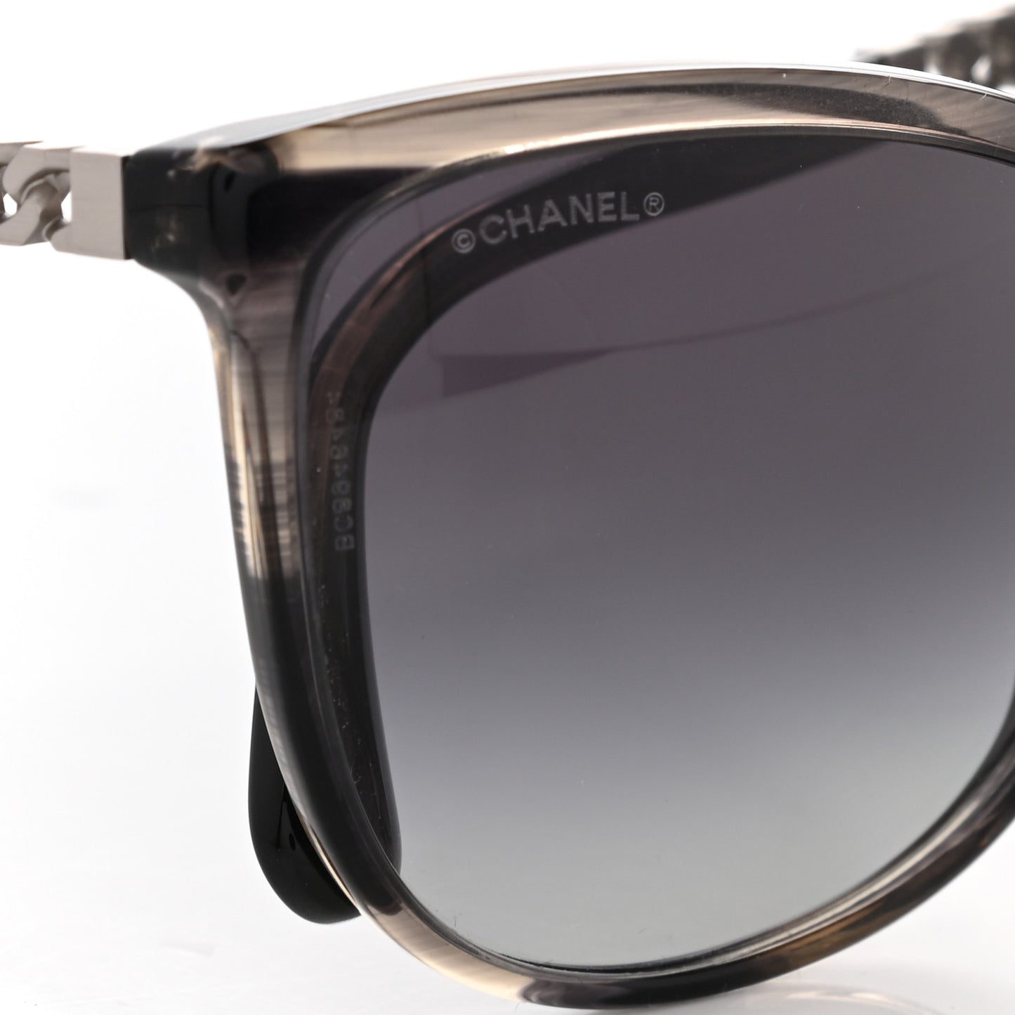 Cat Eye Chain Sunglasses 5352 Grey