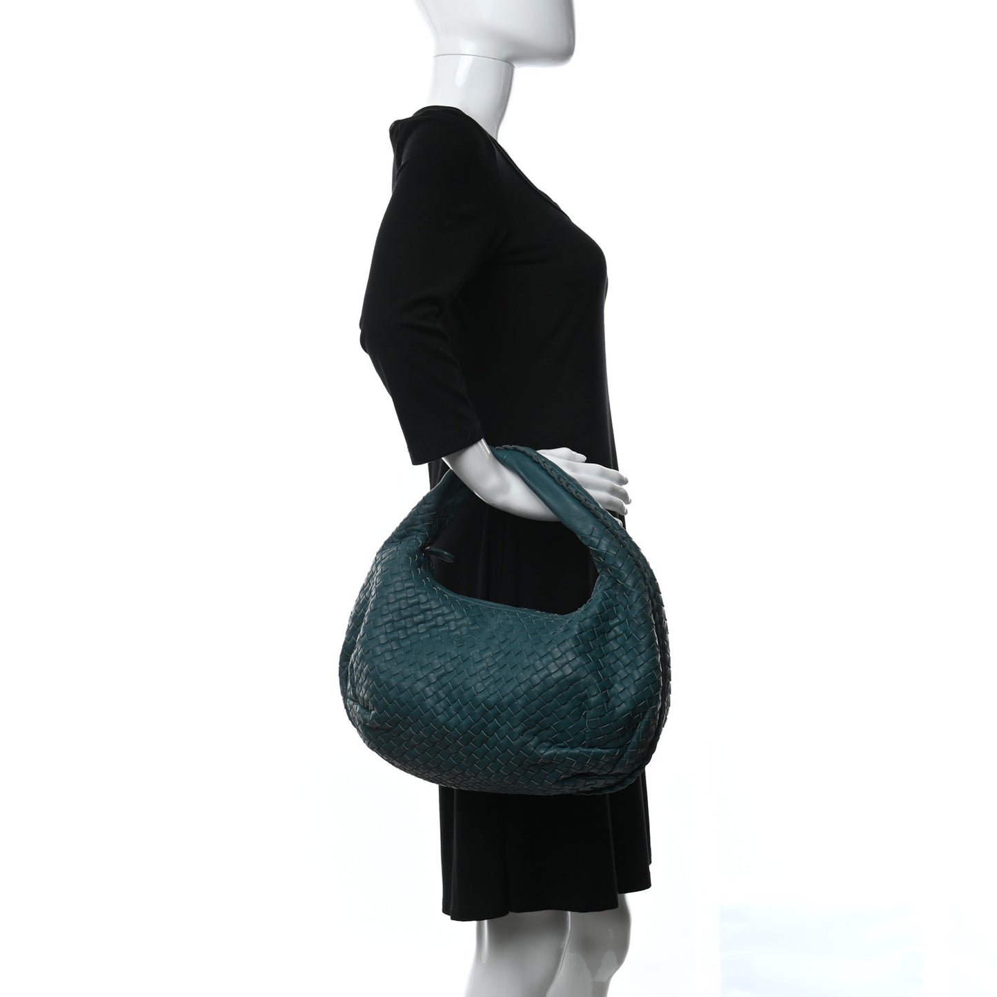 Nappa Intrecciato Small Veneta Hobo Brighton