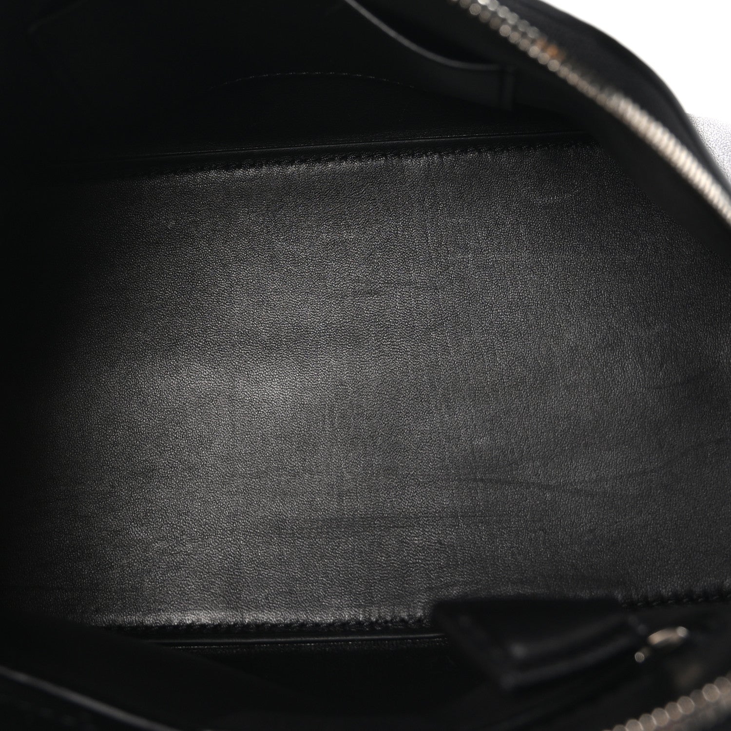 The Row Saddle Calfskin Mini Devon Bag Black 6 of 9