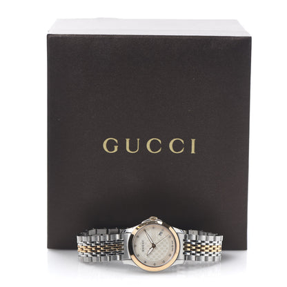 Gucci Stainless Steel Diamond 27mm 126.5 G-Timeless Quartz Watch White 7 of 7