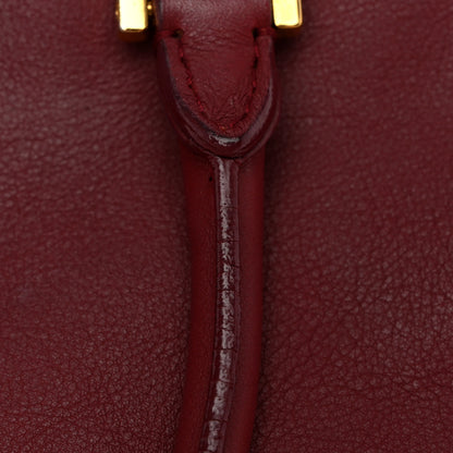 Saint Laurent Calfskin Monogram Baby Downtown Cabas Bordeaux 13 of 13