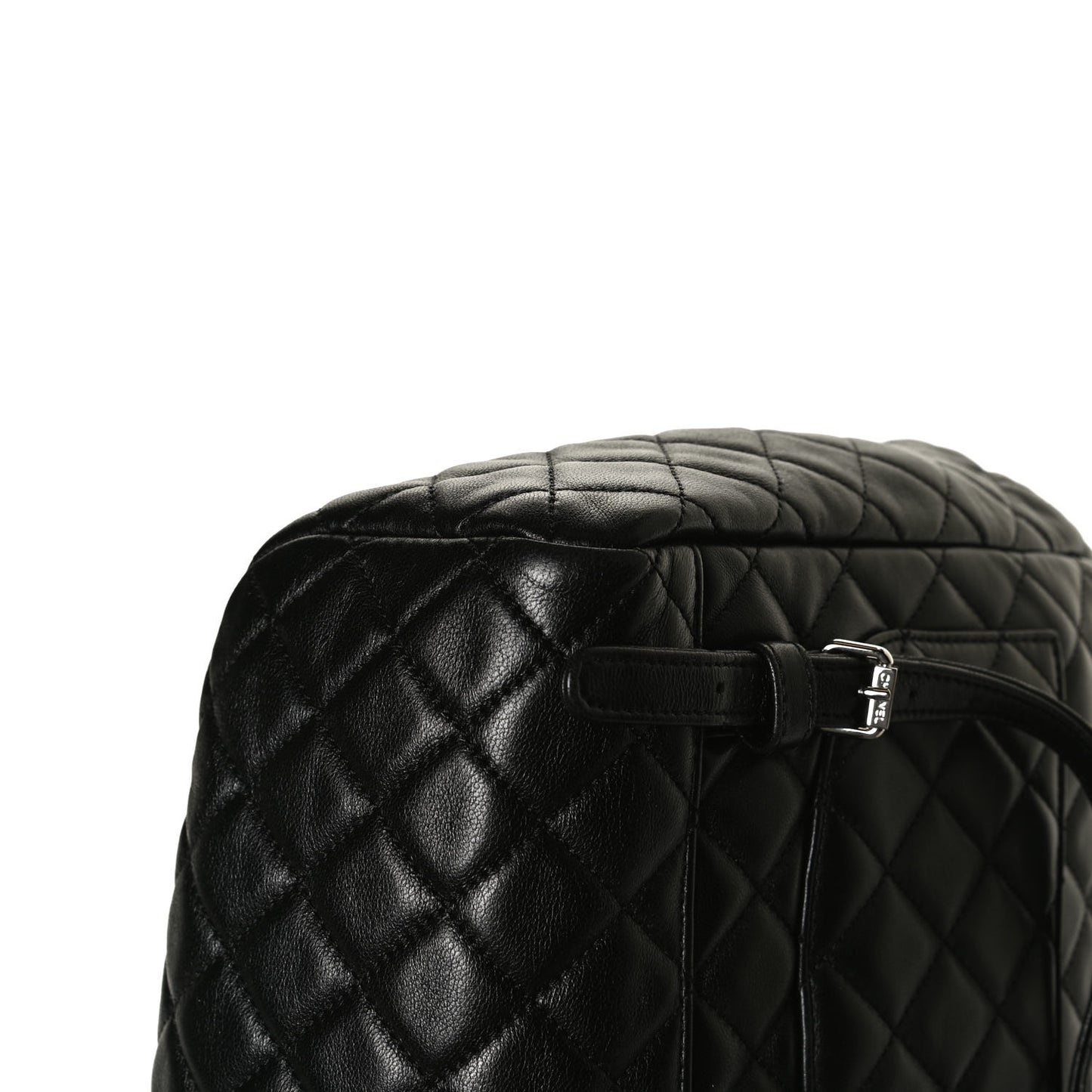 Calfskin Quilted Small Urban Spirit Backpack Black