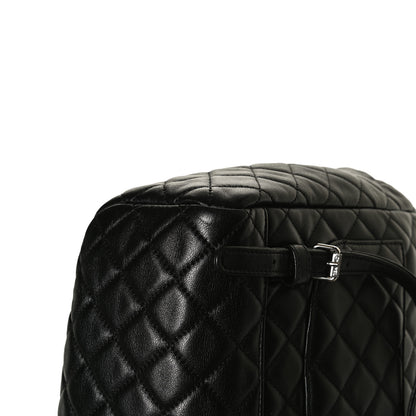 Chanel Calfskin Quilted Small Urban Spirit Backpack Black 11 of 14