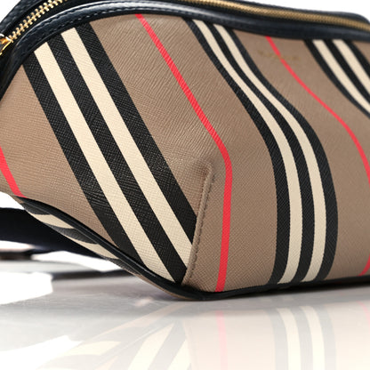 Burberry E-Canvas Icon Stripe Sonny Bum Bag Archive Beige 9 of 10