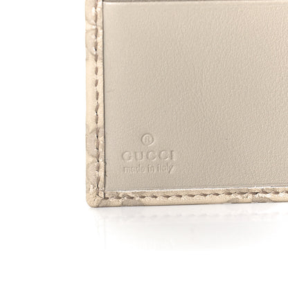 Gucci Guccissima Princy French Flap Wallet Off White 7 of 12