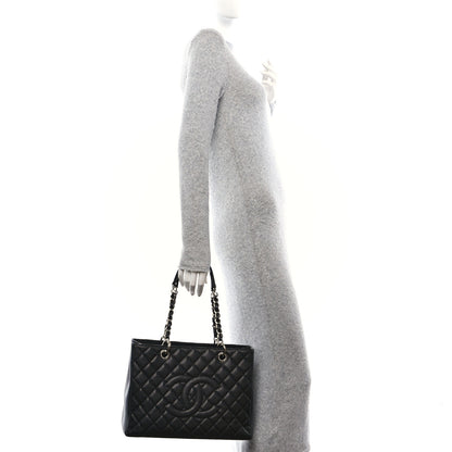 Chanel Caviar Quilted Grand Shopping Tote GST Black 2 of 11