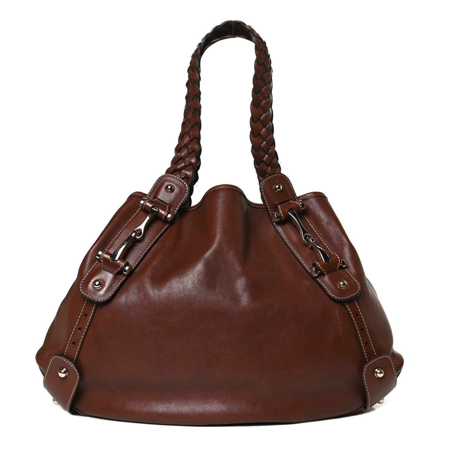 Calfskin Medium Pelham Shoulder Bag Brown