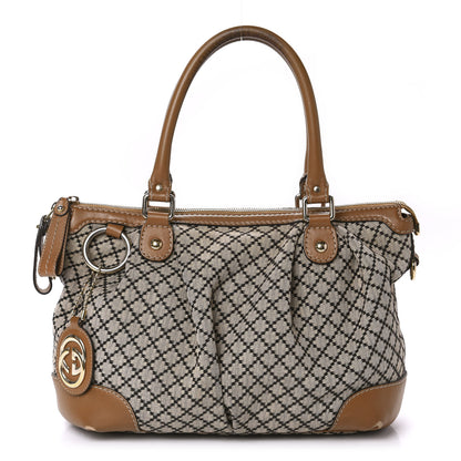 Gucci Diamante Medium Sukey Top Handle Bag Beige Brown 1 of 19