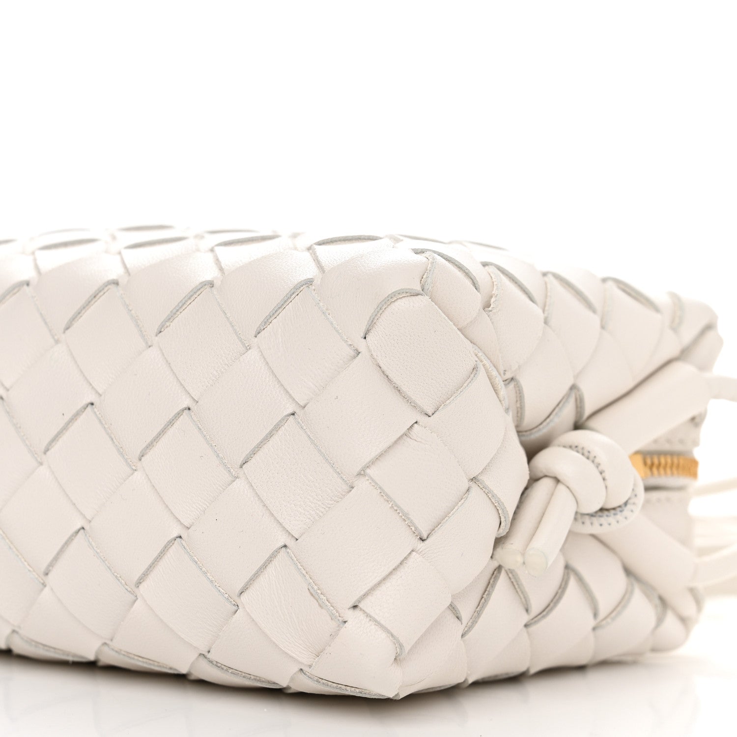 Bottega Veneta Nappa Intrecciato Mini Loop Camera Bag White 10 of 10