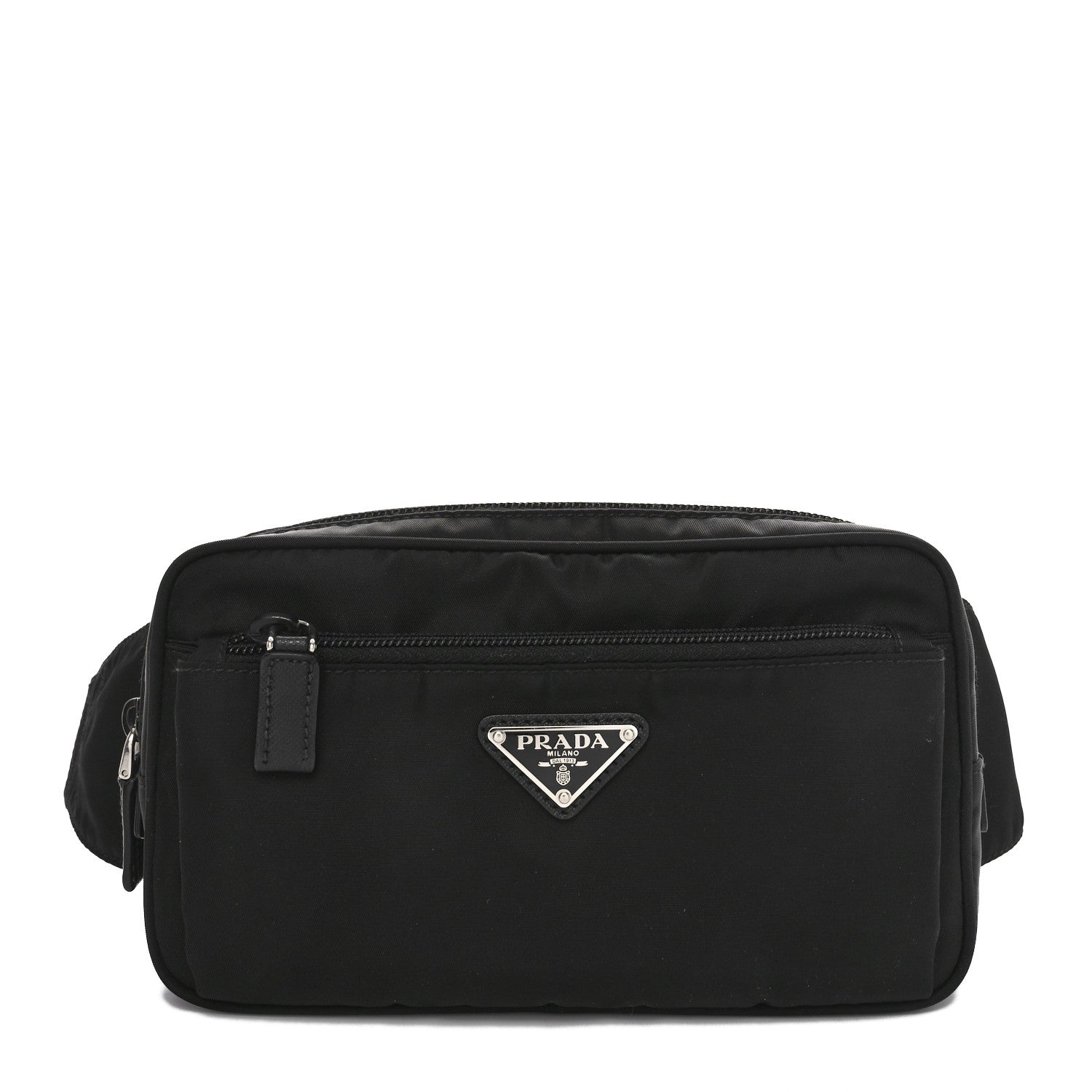 Prada Tessuto Nylon Belt Bag Black 1 of 9