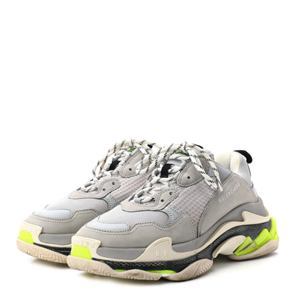 Balenciaga Mesh Nubuck Mens Triple S Sneakers 43 Gris Clair 3 of 14