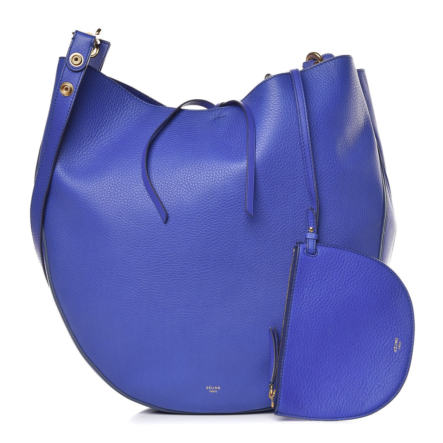 Supple Calfskin Large Hobo Indigo
