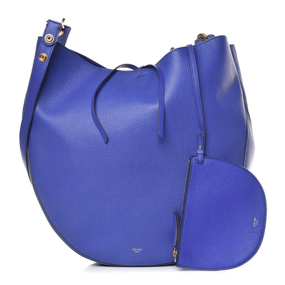 Celine Supple Calfskin Large Hobo Indigo 3 of 12