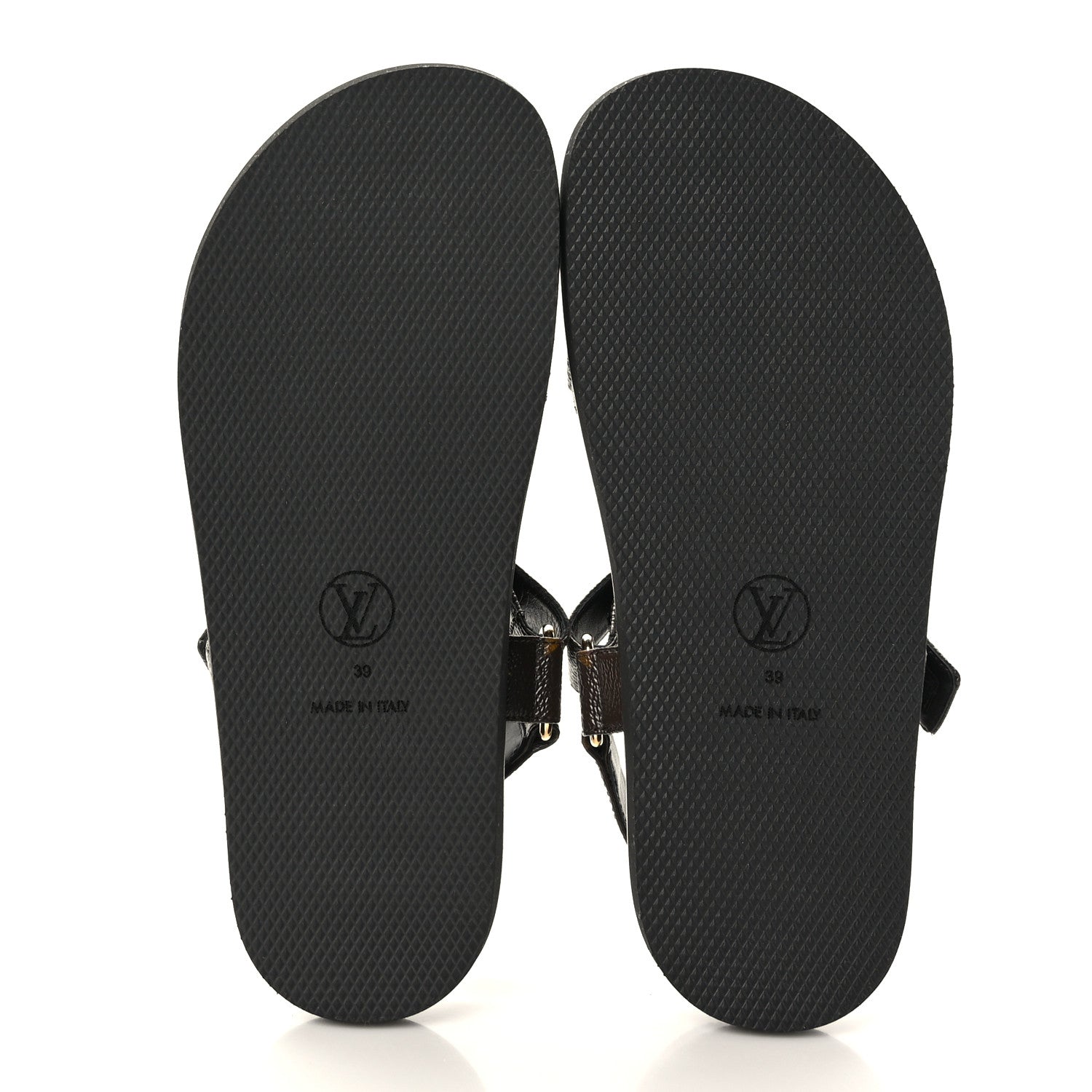 Louis Vuitton Monogram LV Sunset Comfort Flat Sandals 39 Cacao Brown 5 of 9