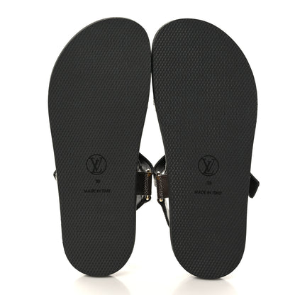 Louis Vuitton Monogram LV Sunset Comfort Flat Sandals 39 Cacao Brown 5 of 9