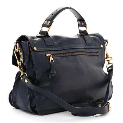Proenza Schouler Lambskin Medium PS1 Satchel Navy 3 of 13