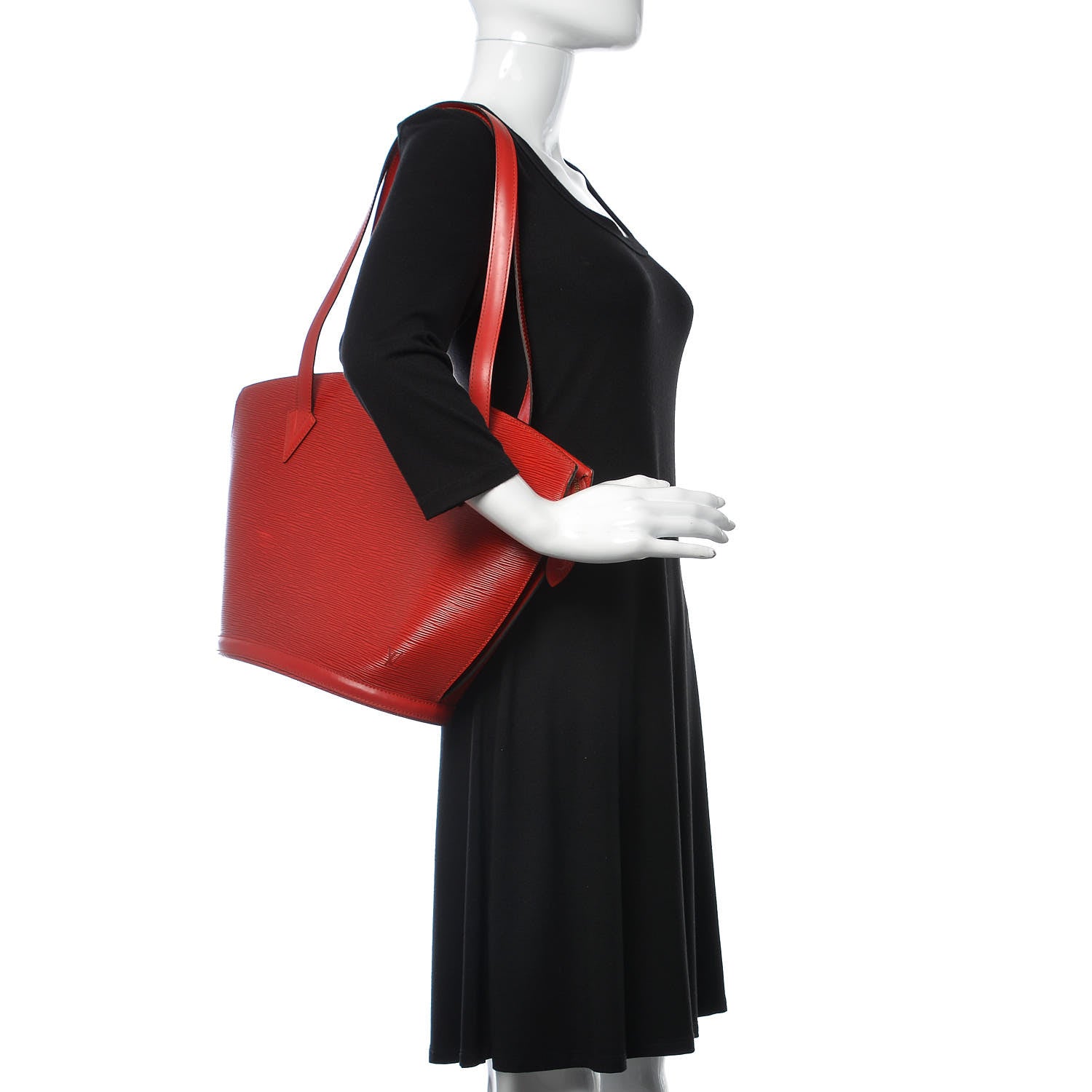 Louis Vuitton Epi Saint Jacques GM Castillan Red 2 of 8