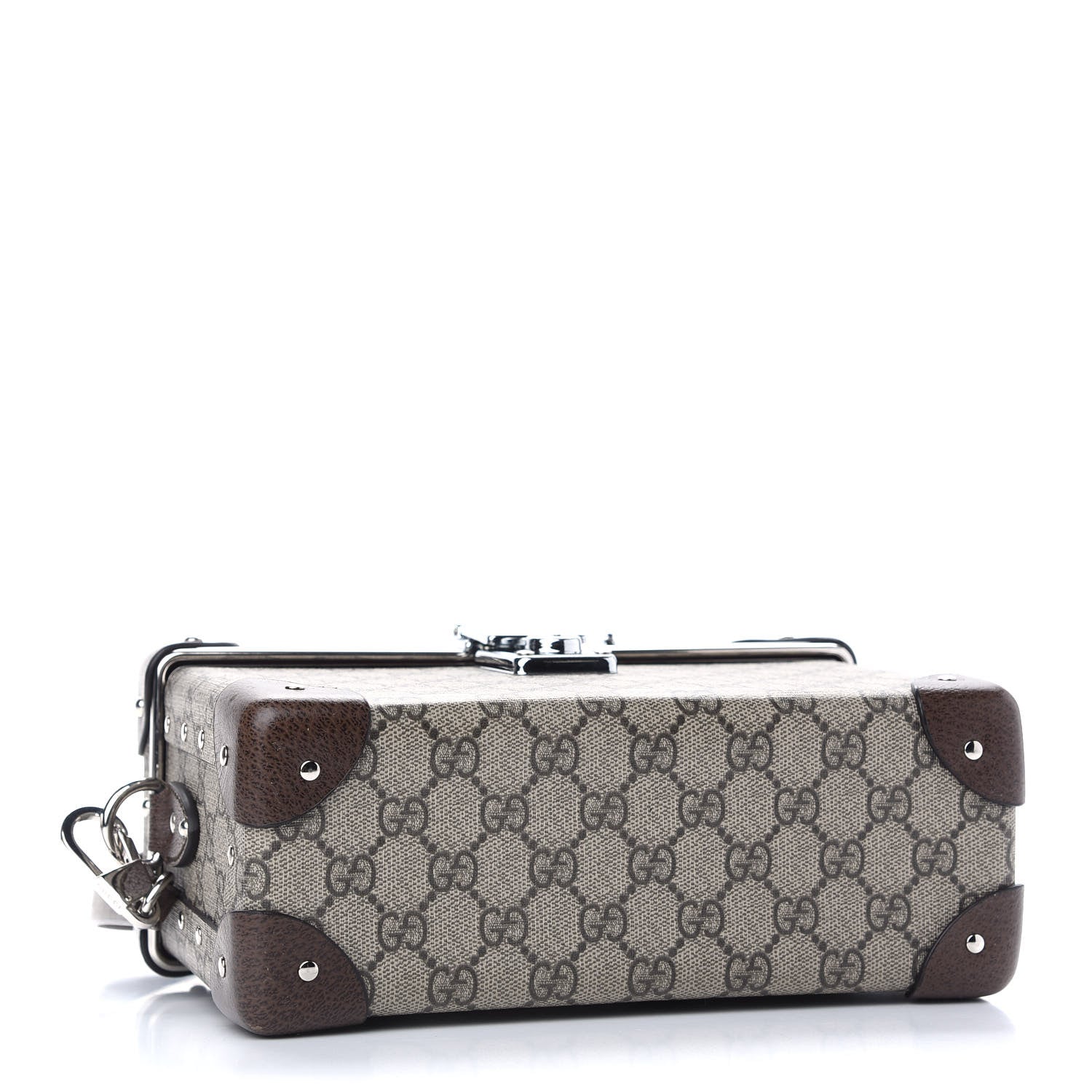 Gucci GG Supreme Monogram Globe-Trotter Beauty Case Brown 4 of 9