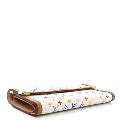 Louis Vuitton Monogram Multicolor Porte Tresor International Wallet White 4 of 6