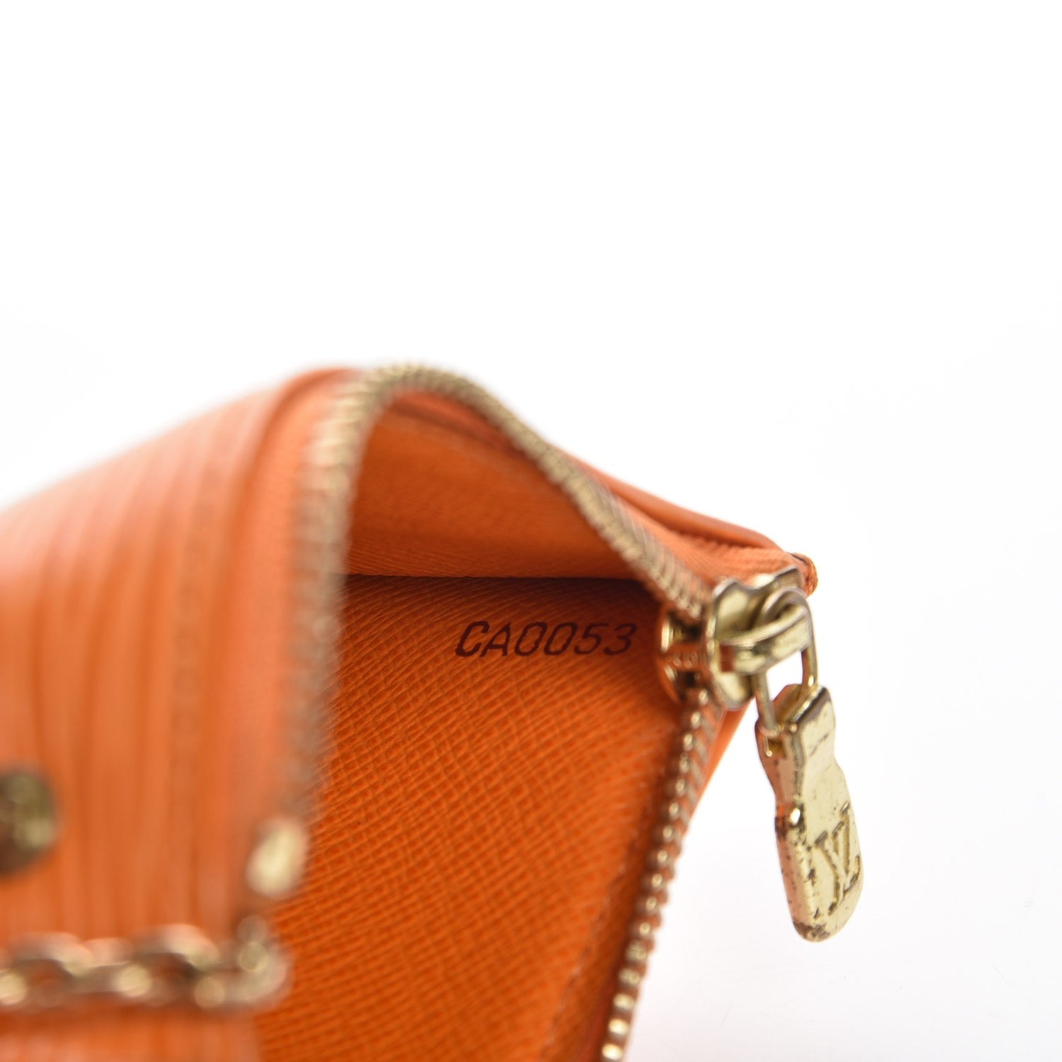 Louis Vuitton Epi Key Pouch Mandarin 6 of 6