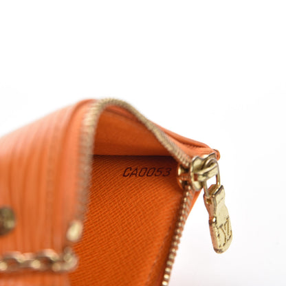 Louis Vuitton Epi Key Pouch Mandarin 6 of 6