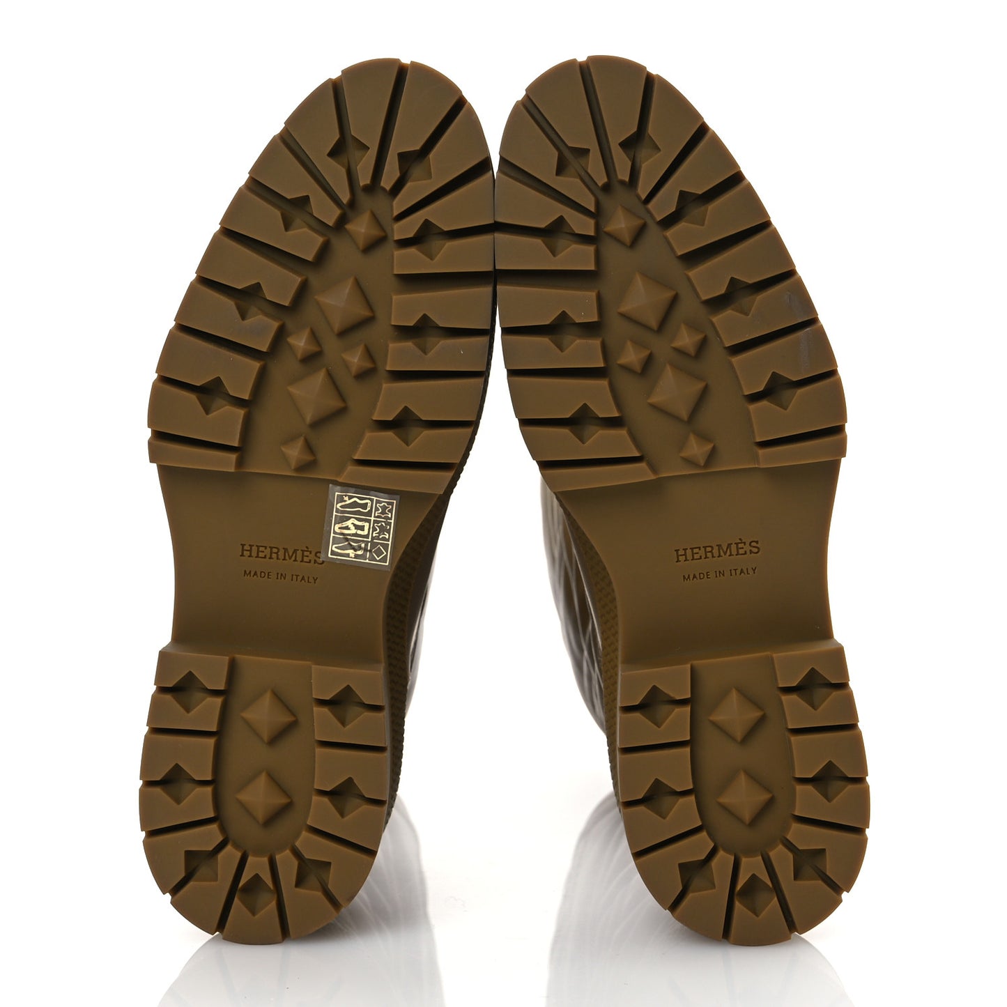 Lambskin Quilted Mosaique Fuji Boots 36 Beige Gobi