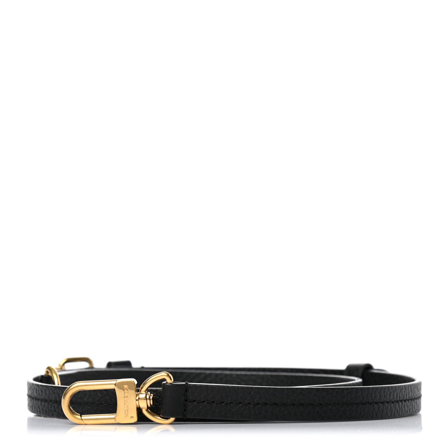 Calfskin Adjustable Retiro NM Shoulder Strap Black