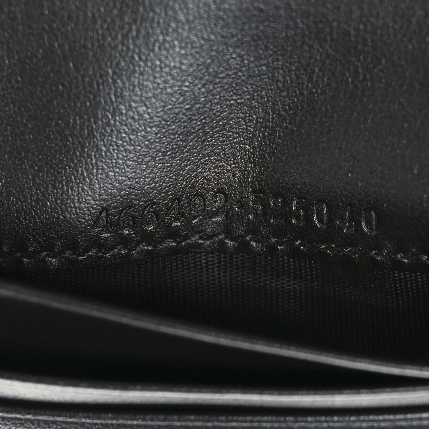Calfskin Matelasse GG Marmont Card Case Wallet Black