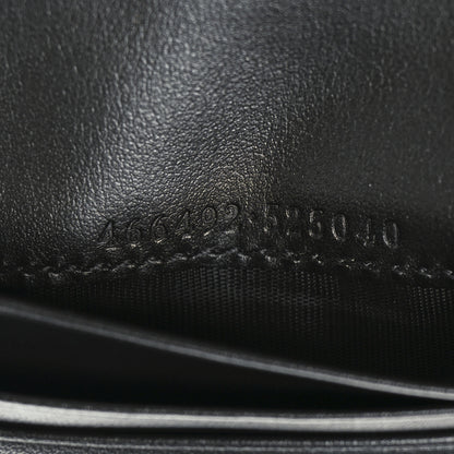Gucci Calfskin Matelasse GG Marmont Card Case Wallet Black 8 of 8
