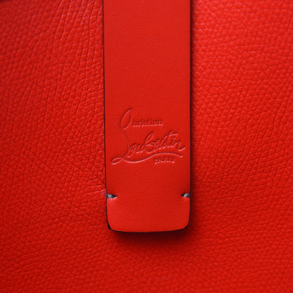 Christian Louboutin Calfskin Spikes East West Cabata Tote Kraft Red 6 of 10