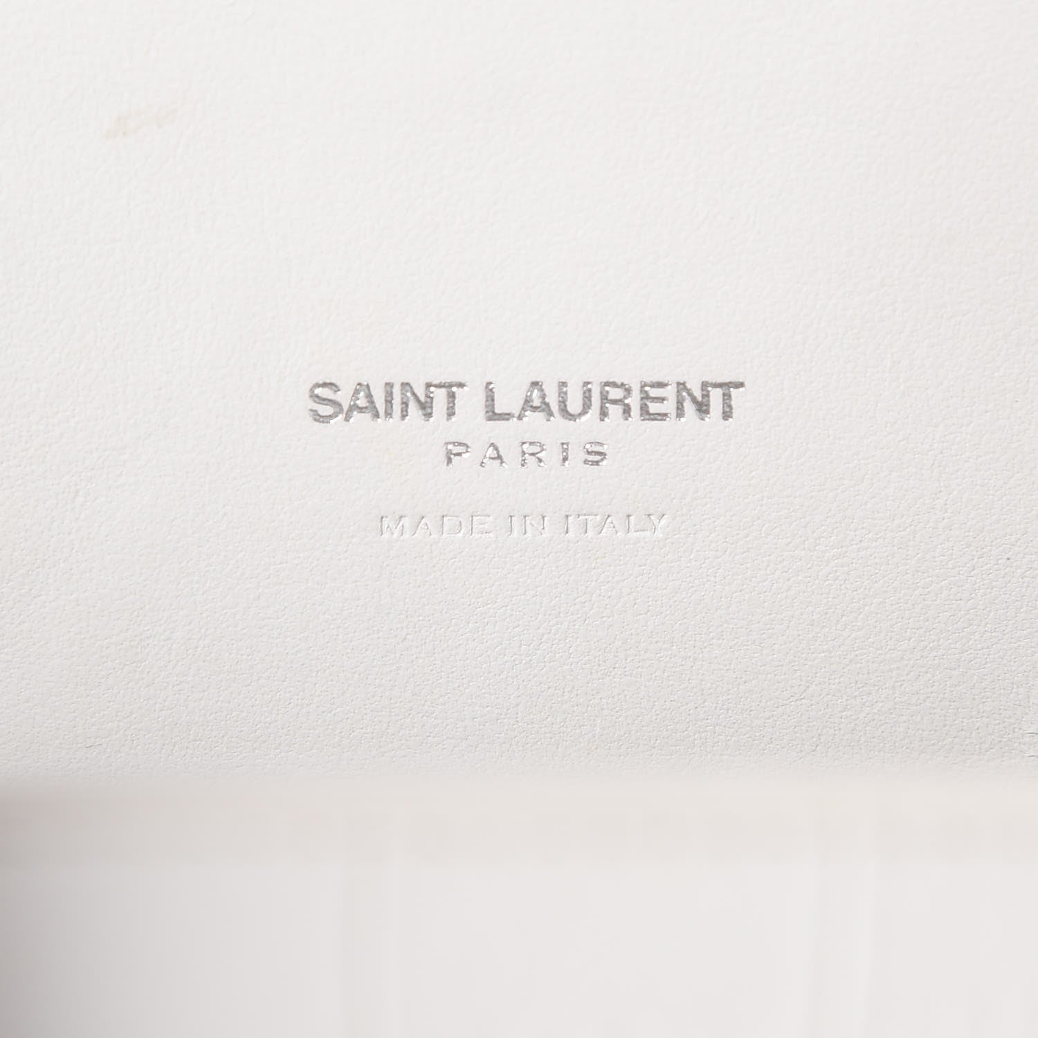 Saint Laurent Calfskin Crocodile Embossed Baby Sac De Jour Gris Perle 6 of 7