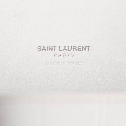 Saint Laurent Calfskin Crocodile Embossed Baby Sac De Jour Gris Perle 6 of 7