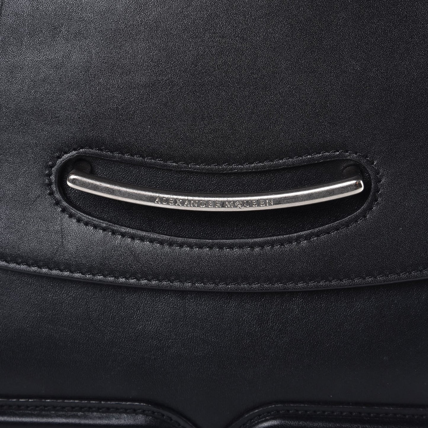 Calfskin Heroine Chain Satchel Black