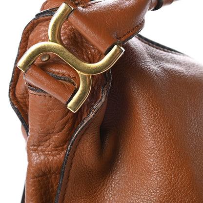 Chloe Calfskin Braided Large Marcie Hobo Caramel 13 of 19