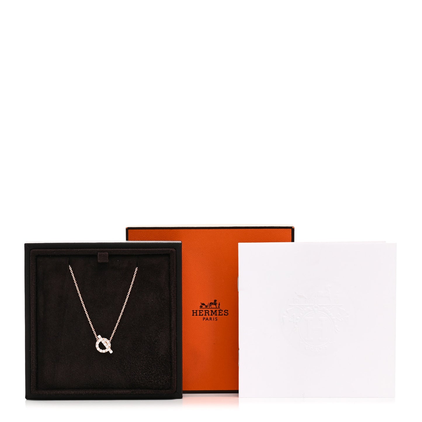 18K Rose Gold Diamond Finesse Pendant Necklace