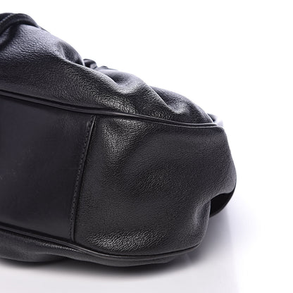Burberry Calfskin Warrior Hobo Black 10 of 16