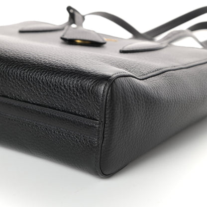 Prada Vitello Daino Shopping Tote Black 9 of 9