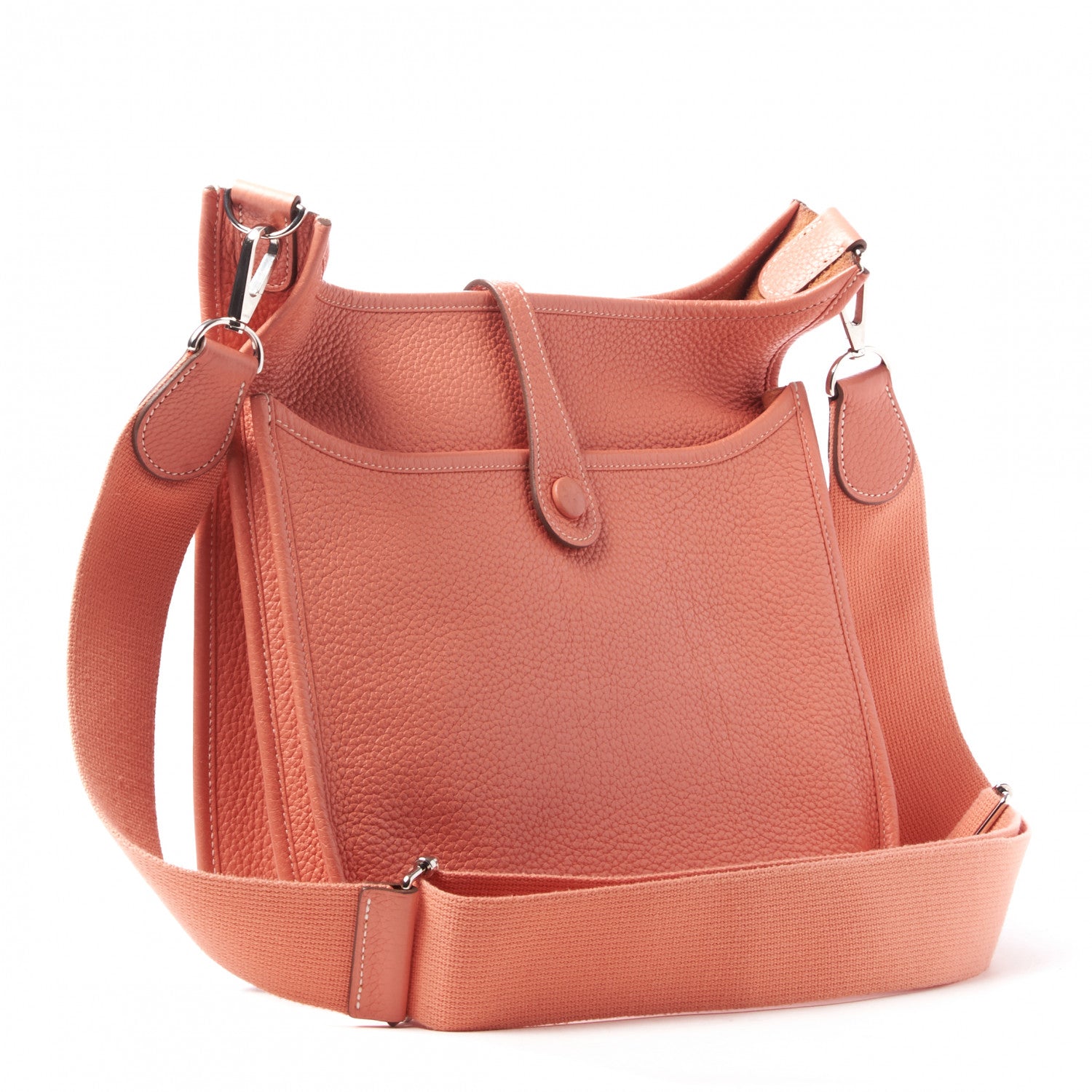 Hermes Taurillon Clemence Evelyne III PM Crevette 2 of 9