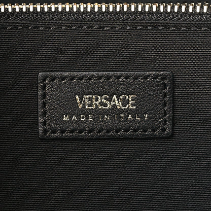 Versace Lambskin Quilted Medusa Wallet on Chain Crossbody Black 6 of 8