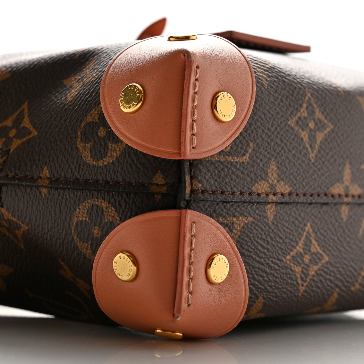 Louis Vuitton Monogram Petite Malle Souple Peach 8 of 10