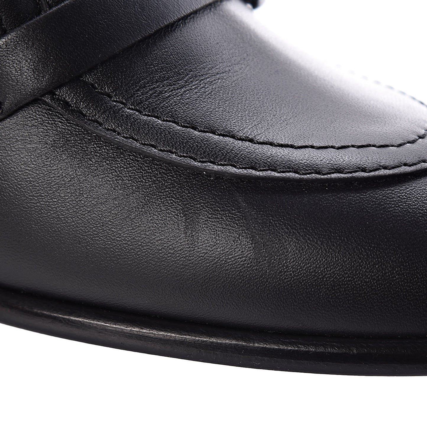 Calfskin Buckle Pumps 36 Black