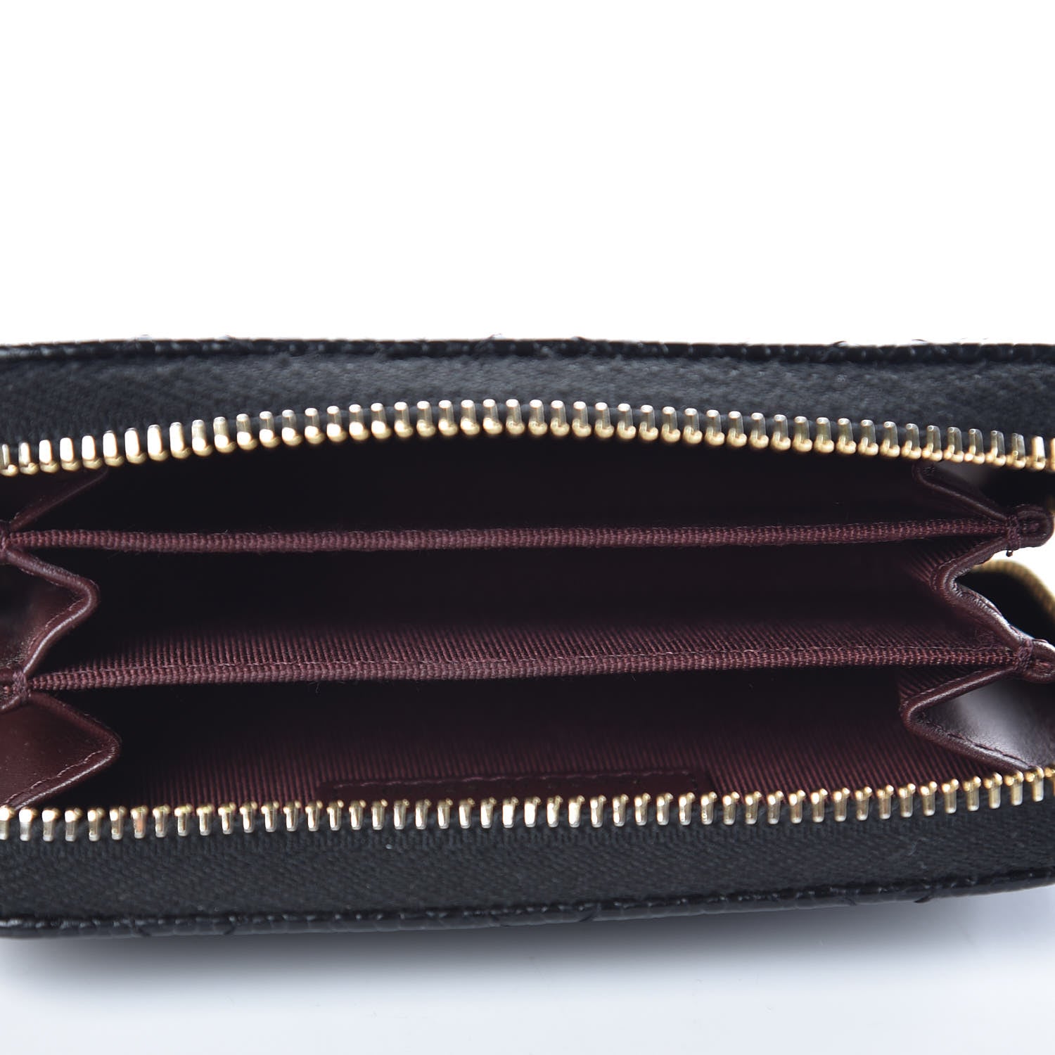 Chanel Caviar Quilted Zip Coin Purse Black 5 of 8